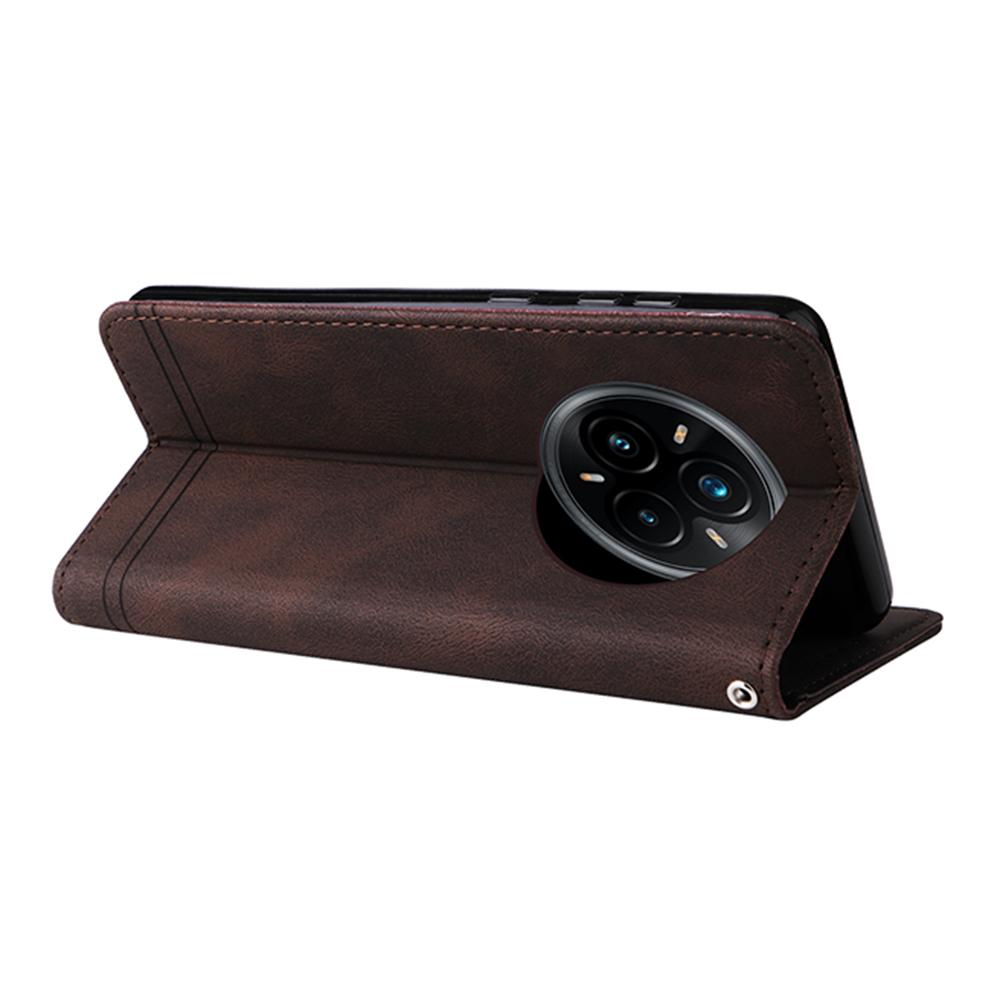 For Realme 14 Pro+ 5G Leather Wallet Cases Skin Touch Phone Cover Stand with Strap