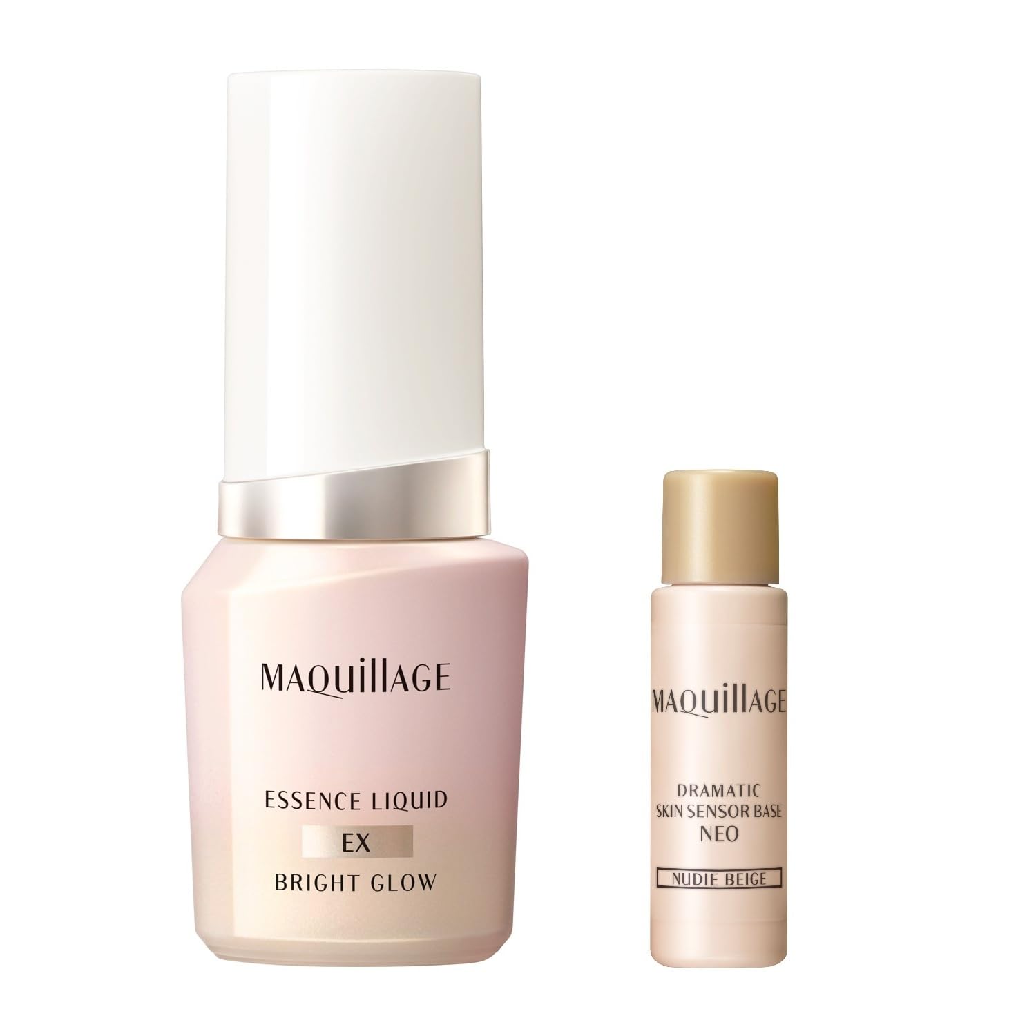 MAQUILLAGE Foundation Trial Essence Liquid EX Bright Glow Coral Pink 15 24mL Small Sample of Makeup Base Pore Whitening Foundation Serum MAQUILLAGE