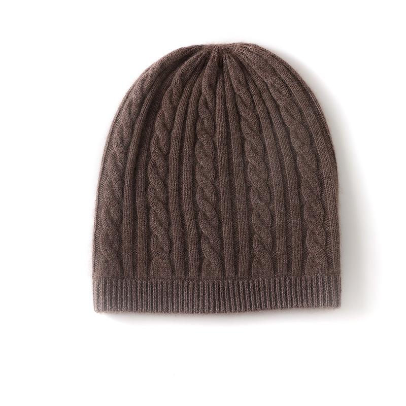 Soft Cashmere Hat Autumn and Winter New Style Unisex Casual Ear Protection Pile Hat Fashionable Knitted Hat