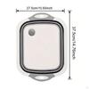 Collapsible Cutting Board Dish Sink Multifunction Foldable Drain Washing Basket Portable Chopping