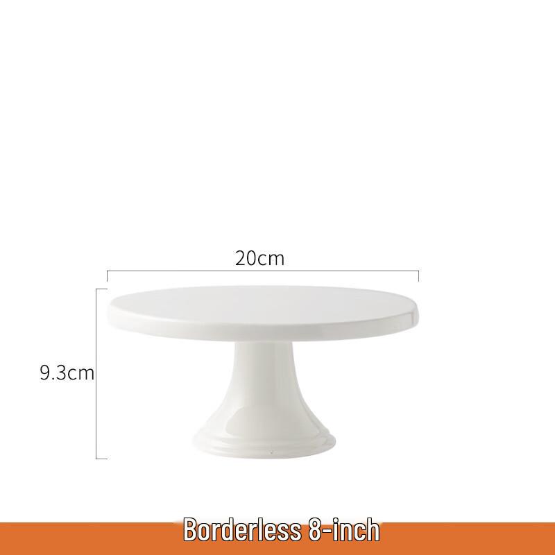 Керамическая подставка для торта и десертов на высокой ножке