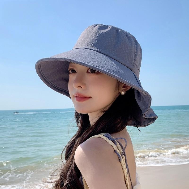 Womens Fashion Sun Hat With Flap For Neck Protection And Summer Outdoor Activities