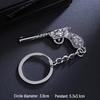 Retro Wolf & Eagle Keychain: Personalized Scorpion Bag Pendant Accessory