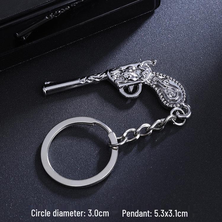 Retro Wolf & Eagle Keychain: Personalized Scorpion Bag Pendant Accessory