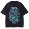 Oversized Short-Sleeve T-Shirt Featuring Character Art of Motoko Kusanagi from Ghost In the Shell, Alongside Japanese Title Typography