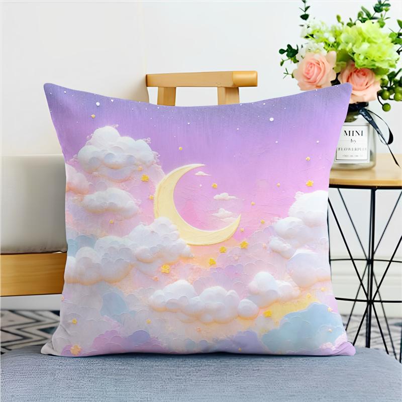 Flower Pastoral Small Fresh Pillowcase Dormitory Decoration Office Living Room Home Pillowcase