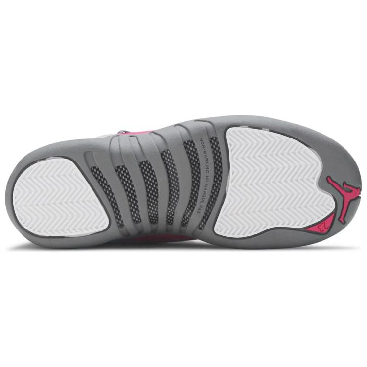 Jordan 12 Retro Wolf Grey Vivid Pink GS 510815-029
