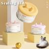 Cute Cat Feeding Spoon Lid 1pc Reusable Universal Size Multifunctional Cat Can Lid Spoon Set Pet Feeding Accessories