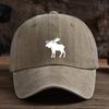 Fun Elk Print Baseball Hat Unisex Outdoor Fashion Versatile Peaked Hat Trend