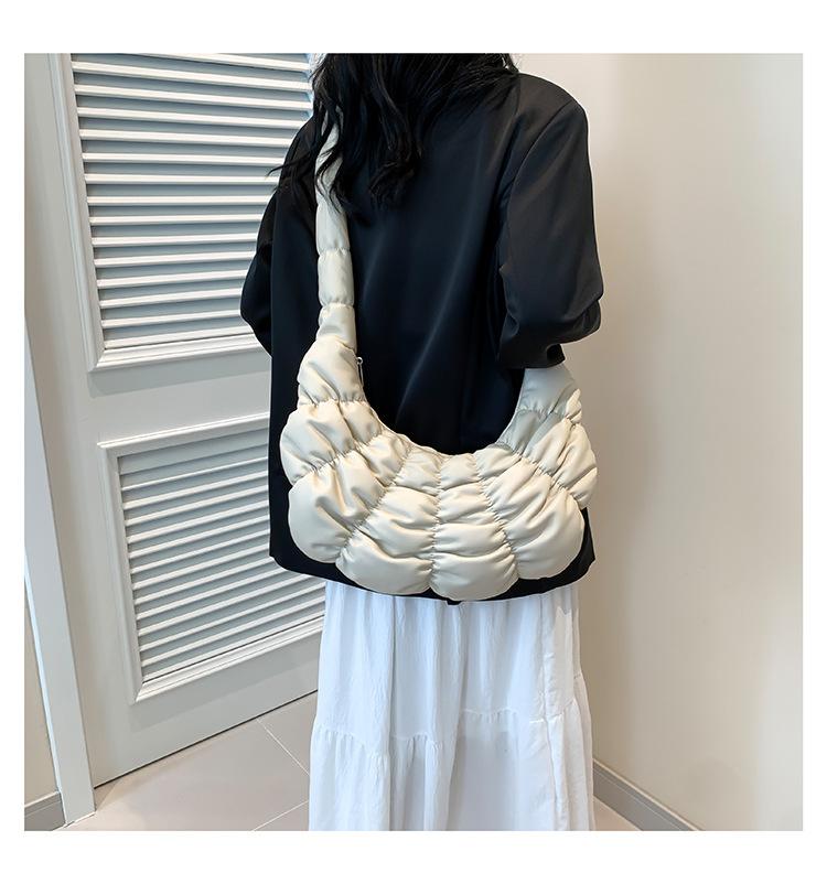Women's Pleated Crossbody Bag