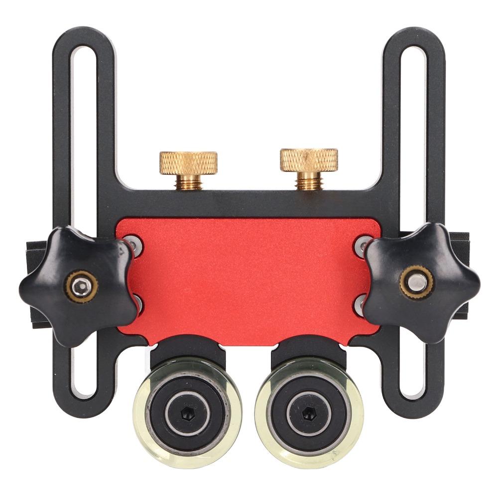

Aluminum Alloy Table Saw Bearing Stock Roller Double Wheel Sliding Feather Board Auxiliary Woodworking Tool Adjustable індиго