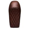 Karun Vintage Retro Cafe Racer Seat for CB, CL, SR, XJ, GS, and KZ (Diamond Hump, Brown)