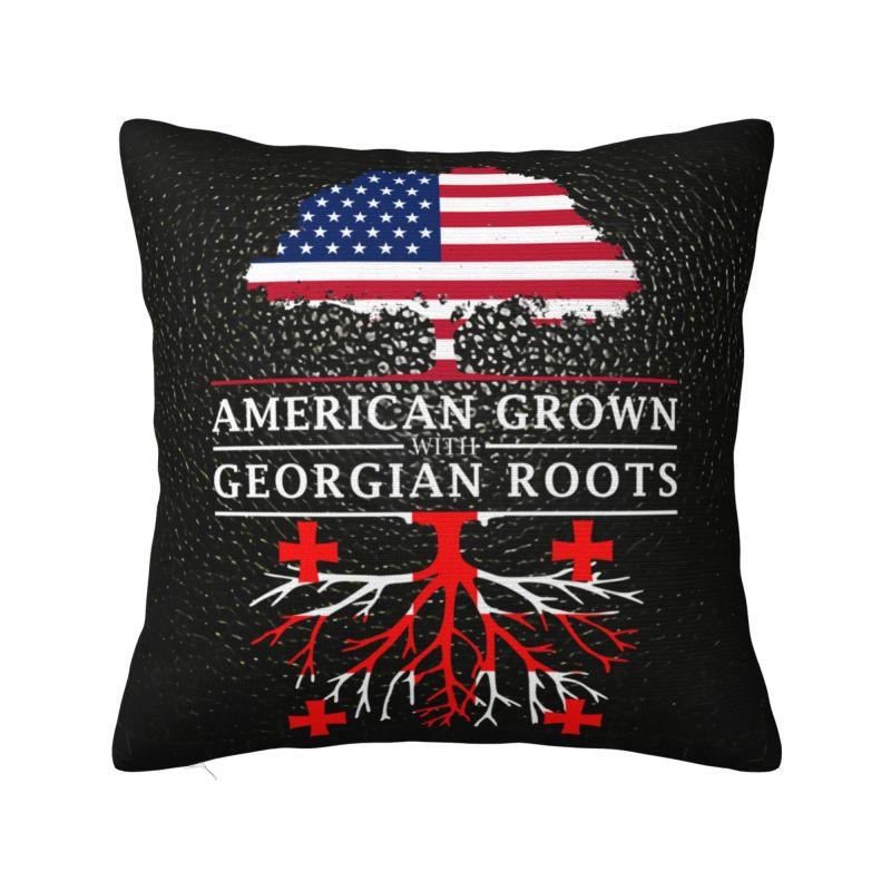 Custom Georgia Country Flag Map Pillow Home Decorative Nordic Georgian Proud Patriotic Outdoor Cushions Square Pillowcase