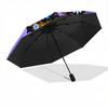 1pc Butterfly Flowers Automatic Open/close Umbrella, 8-Rib sturdy structure, Auto Folding/Opening, Portable Travel Umbrella for Women, Partiesc08