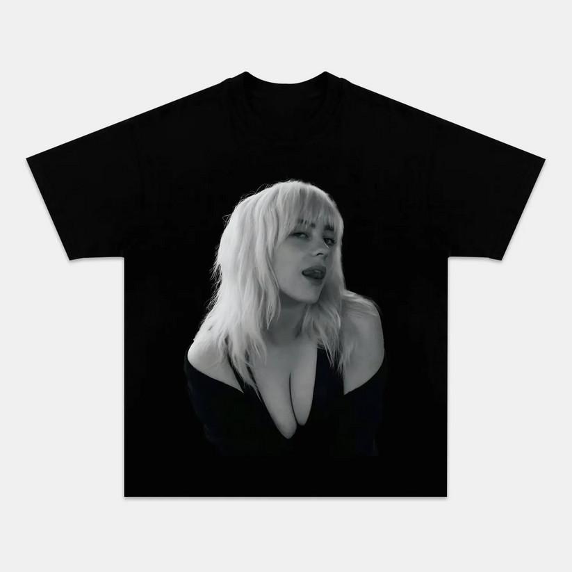 Unisex shirt Cotton Oversize Large Size BILLIE EILISH GRAPHIC TEE S-5XL