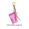 PVC Transparent Card Holder - Student Meal, Access, Bus Card Pendant for Backpacks or School Bags, Men's and Women's Accessories