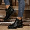 Fashion 2025 Hot Sale Ladies Shoes Ankle Women's Boots Fashion Belt Buckle Modern Boots Women New Plus Size Best Seller Shoes for Women