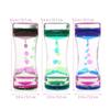 Dubbele kleuren oliezandloper Liquid Motion Bubble Timer met mooie taille Bureau Decor Verjaardagscadeau Kinderen Speelgoed WBL