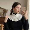 Hollow Embroidery Detachable Collar White Cotton Embroidered Stand Collar  Photograph Accessory
