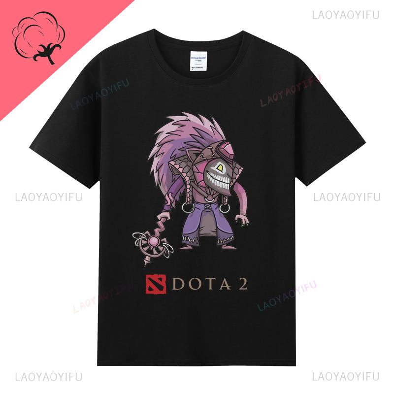 DOTA 2 Camiseta Famous Game TShirt Ropa Hombre 100 Cotton Crewneck Casual Classic Gamer Lover Gifts Tops Graphic T Shirts