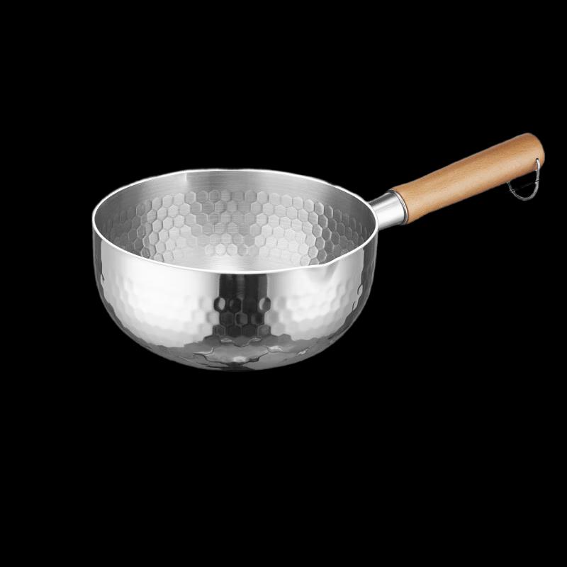 Japanese Style Stainless Steel Hammered Milk Pot