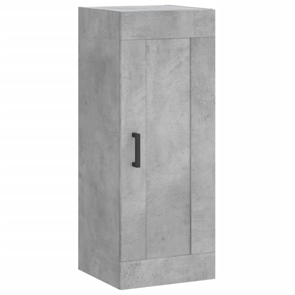 Highboard Concrete Grey 34.5 x 34 x 180 cm Particleboard