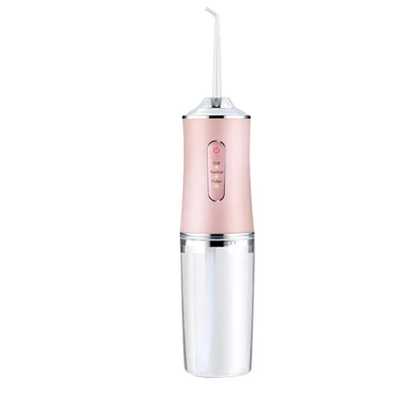 Mouth Washing Machine Powerful Portable Irrigator Dental Water Jet 3 Modes USB Rechargeable 4 Jet for Teeth Cleaning Health