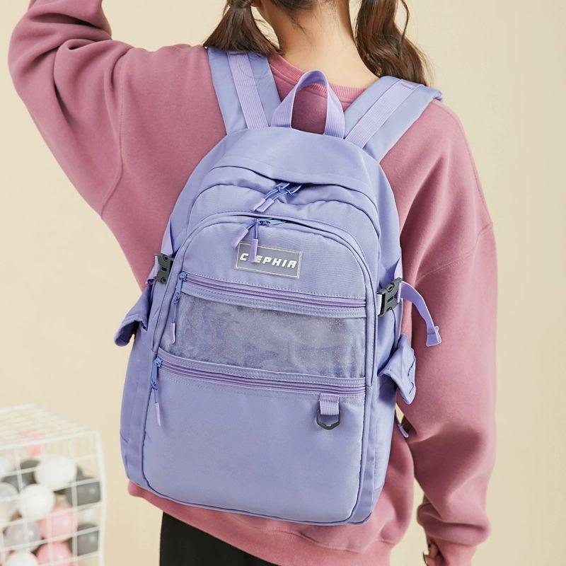 2025 Korean Style Large Capacity Backpack for College, High School & Middle School Girls
