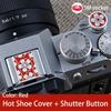 Metal Sakura Hot Shoe Cover Shutter Release Button Protective Cap for Canon Nikon Sony Leica Pentax Panasonic Camera Accessories