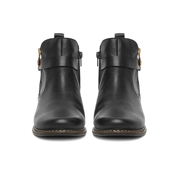 Rieker Z4959-00 Black Ankle Boots