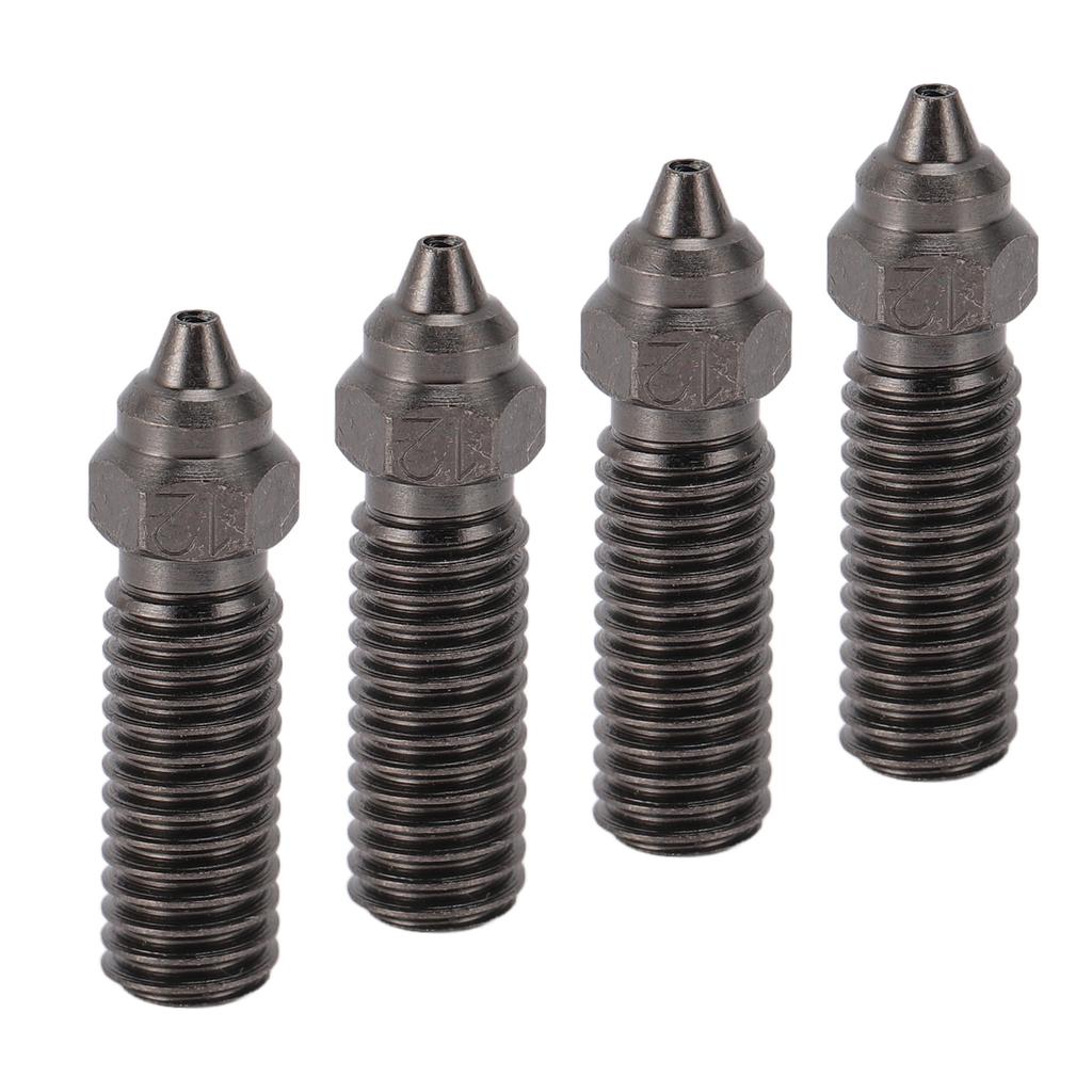 4Pcs Extruder Nozzles for CR K1 Hardened Steel Smoothing Durable Prevent Clogging 3D Printer