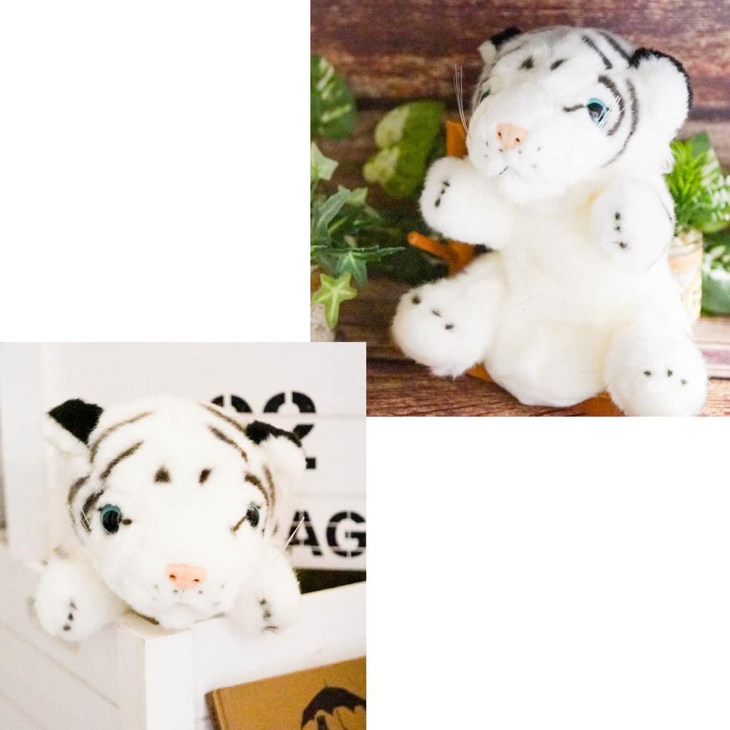 White Tiger Puppet, Plush Toy, Puppet Show, Ventriloquism, Gloves [with Flesh]