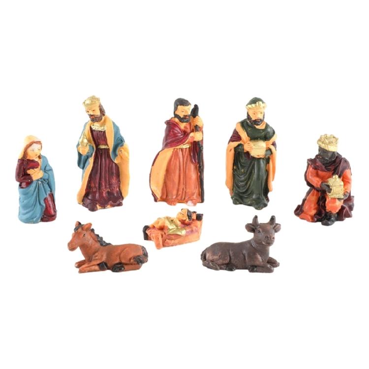 Holy Family Figurine Home Decorations Holy Crib Figurine Resin Figurine 1