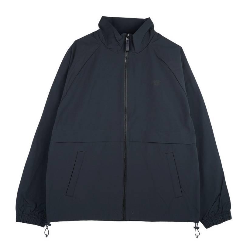 New Balance Jackets Men s Black Stand Collar Moderate Other AMJ51384-BK- XL