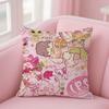 L-Littlest P-Pet Shop Pillow Case Square Double-Sided Printing Sofa Cushion Cover Bedroom Bedside Pillowcover