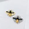 Cute Enamel Bee Brooches For Women Men Fly Insect Brooch Pins Scarf Dress Lapel Pin Suit Decorations Jewelry