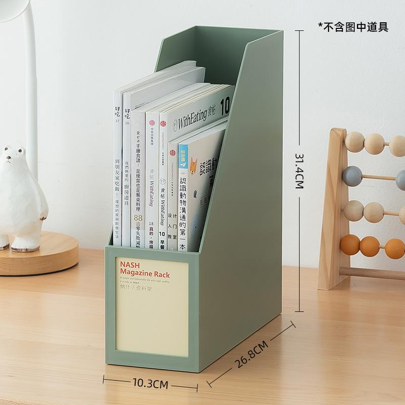 A4 File Sorting and Thickening of Book Files, Desktop Book Classroom Storage Rack