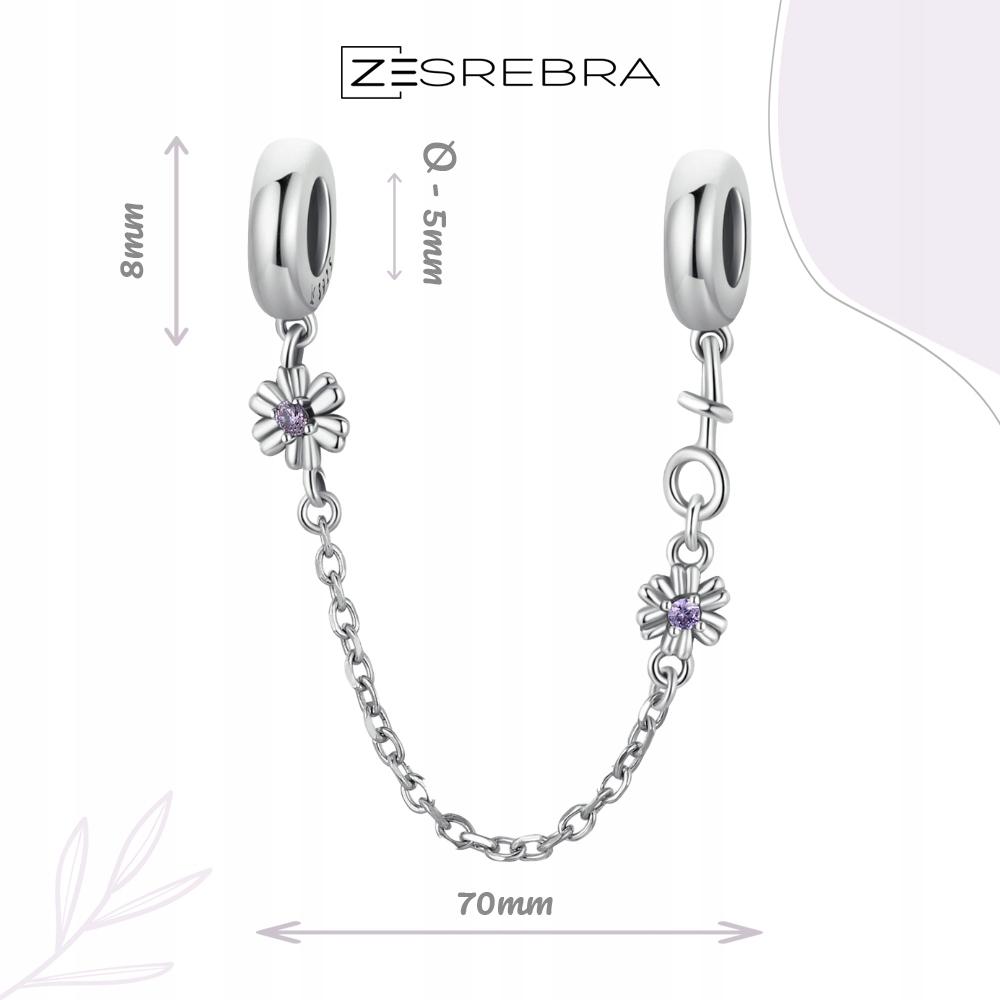 Charms Pr 925 Chain Protection Against Unclasping The Bracelet