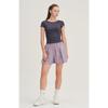 Huit Back Cutout Ribbon In Bra Short Sleeve Tee Htwts6j12t