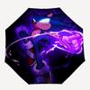 1pc Sonic Speed Automatic Folding Umbrella, 8 Ribs for All-Season Use, Portable for Travel & Outdoor Activities 005