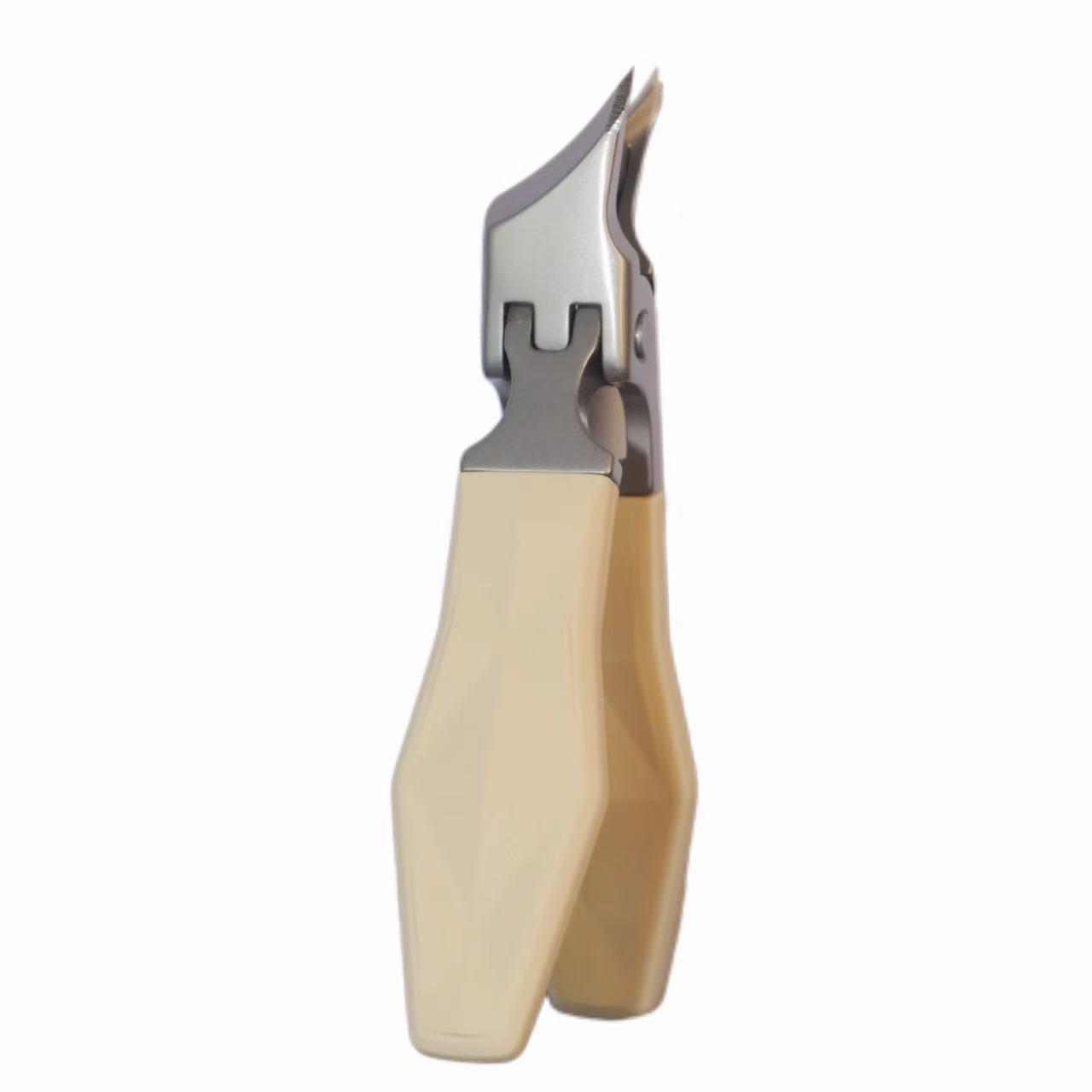 Ultra-Sharp Angled Nail Clippers with ABS Handle for Ingrown Toenails