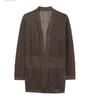 Summer Women's Knitted Jacket Solid Color Cutout Open Front Knitted Cardigan Thin Sunscreen Shawl