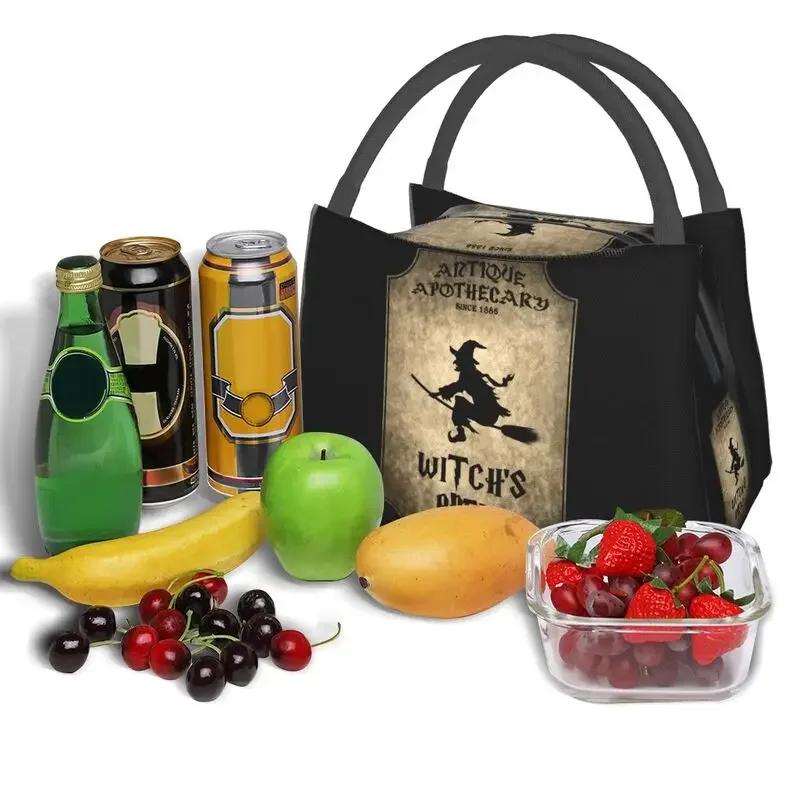Halloween Insulated Lunch Tote Bag for Women Gothic Occult Thermal Cooler Food Lunch Box Office