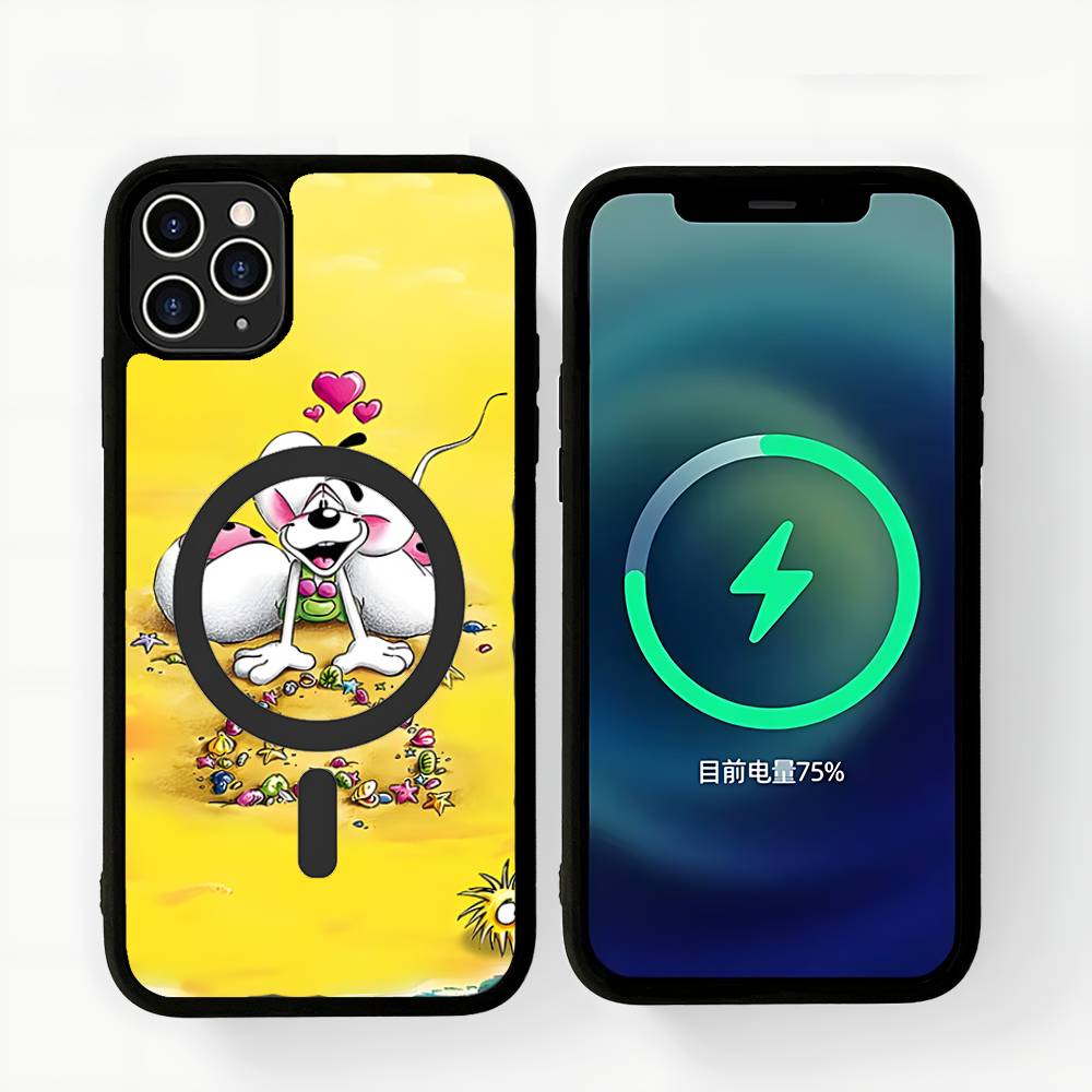 Cartoon D-Diddl Phone Case For IPhone 16 15 14 13 12 11 17 Pro Max Plus Magnetic Wireless Cover