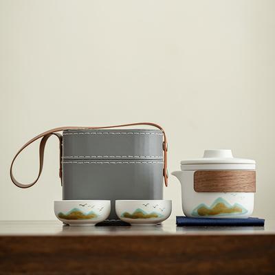 Guochao Business High-End Geschenke, Steinzeug Grüntee Tassen, Kundenmitarbeiter, Firmen-Teambuilding-Preise, Jahresversammlung Souvenirs
