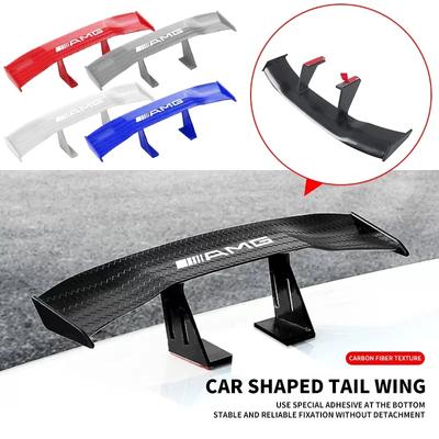 Bvqgma1 C200 2025 W177 Car Mini Spoiler Tail Wing Carbon Fiber Look Tail Wings Model For For Mercedes-Benz A-Class B-Class C-Class E-Cla