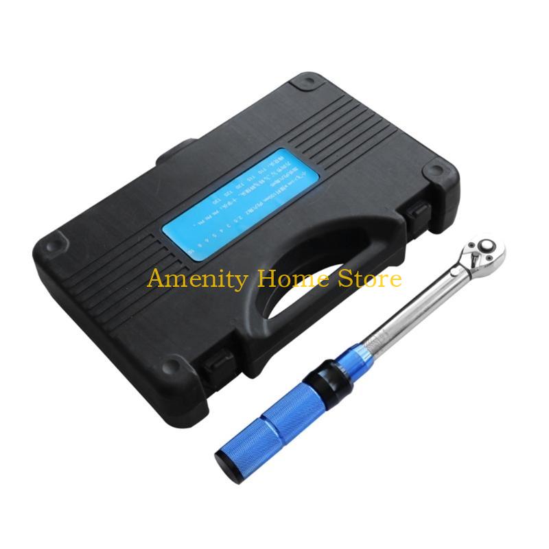F26C 21 Piece Torque Wrench Set HighAccurate 2-24Nm, 1/4" Drive for Bike Motorcycle