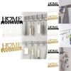 Modern Iron Home Letter Key Towel Organizer With Screw Mount For Household Storage