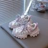 Children's dad shoes autumn new mesh breathable girls casual student versatile running sneakers