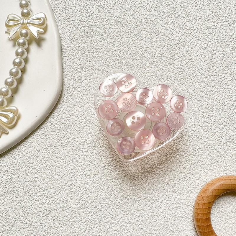 

Three Dimensional Solid Color Heart-shaped Phone Case Airbag Bracket Drop Glue Original Stretchable Back Sticker Support Watching TV Dramas Niche A